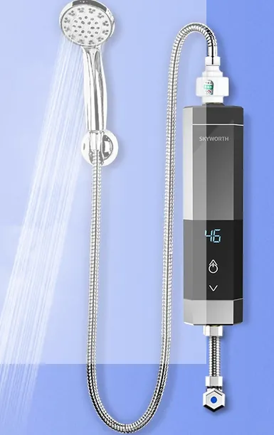 Instant Electric Water Heater – Compact Tankless, Drill-Free Wall Mounting, Fast Heating for Rental Apartments, Shower & Kitchen Use 