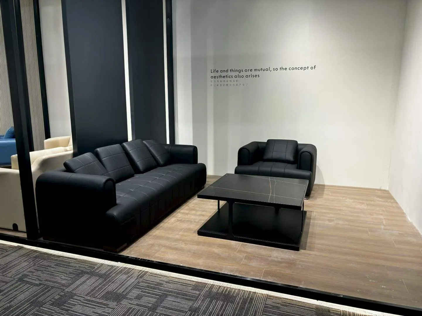 Shanghai Exhibition Hot Sale Sofa Series - Combination/Modular/Two-Seater Sofa, Sofa from Huizhou City, China - Huizhou Dawei Mianfeng Technology Co., Ltd. - view 2