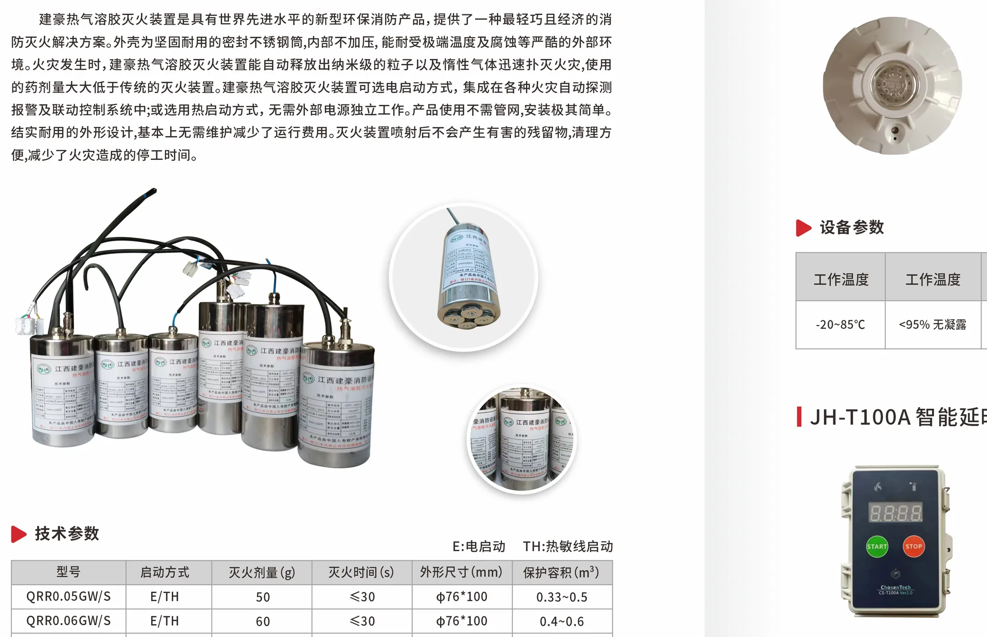 Temperature-sensitive Automatic Fire Extinguishing Device
